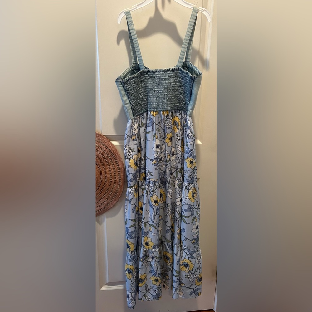 BOG COLLECTIVE Corset Floral Midi Dress M NWT - Picture 7 of 11